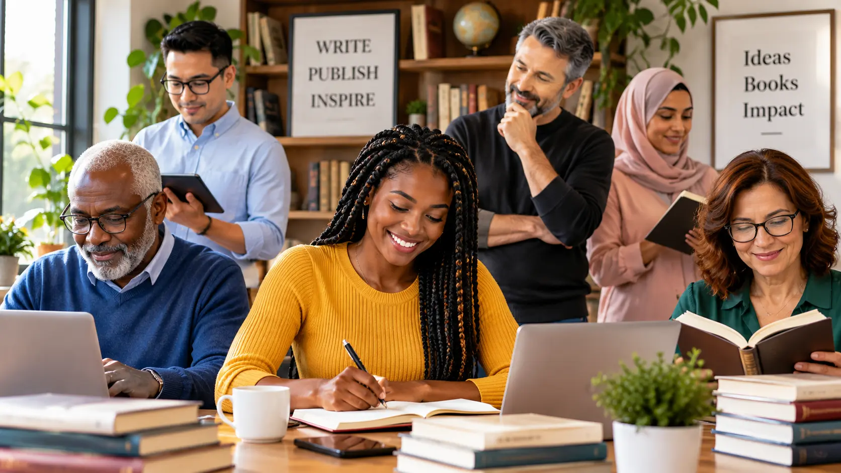 Authors, professionals, entrepreneurs and business leaders developing books
