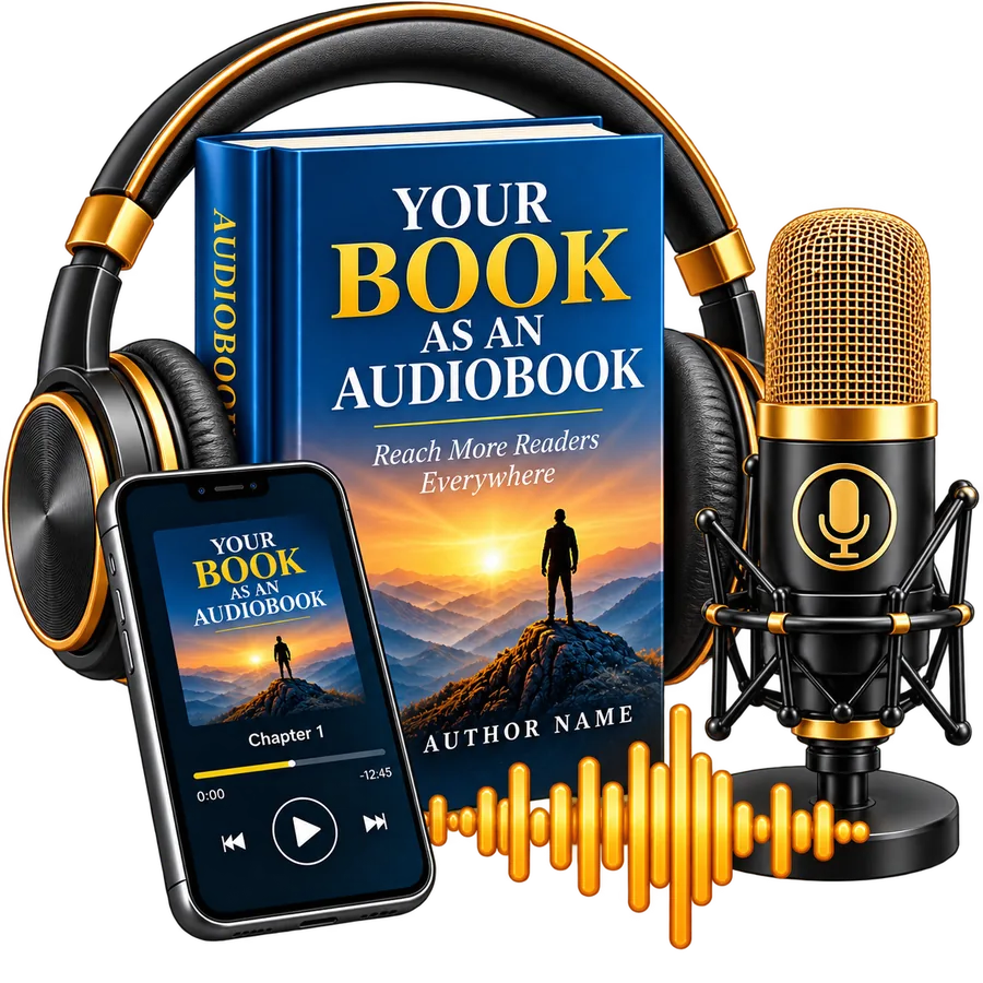 Professional audiobook production for authors and publishers