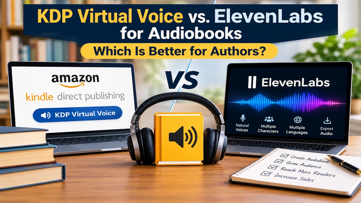 KDP Virtual Voice vs ElevenLabs for audiobook creation