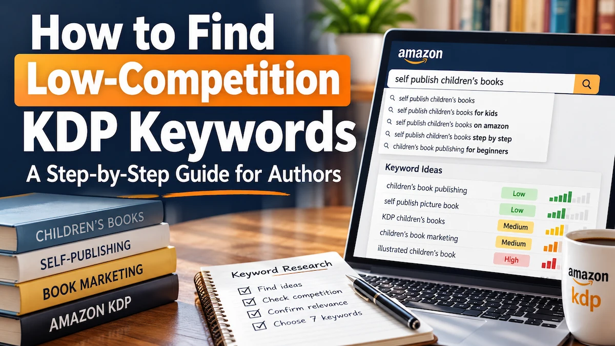 How to find low-competition KDP keywords for Amazon authors