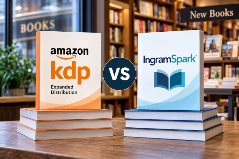 KDP Expanded Distribution compared with IngramSpark for bookstore distribution